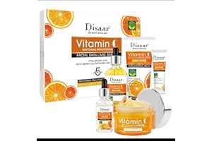 DISAAR BEAUTY coffret cadeau de soins de la peau anti-âge naturel éclaircissant à la vitamine C