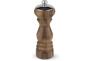 Peugeot Paris Icône Manuelle Salzmühle, Mahlgradeinstellung u’Select, Höhe: 18 cm, Holz, Walnuss, 34924