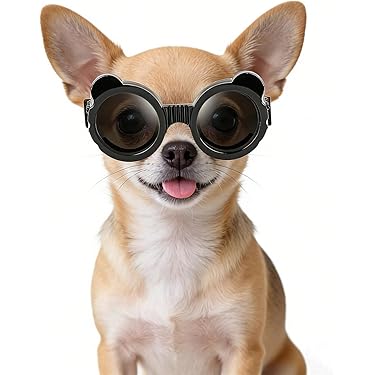 PETLESO Hondenbril voor middelgrote tot grote honden, anti-condens, uv