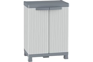 Terry, Podstawa 700 UW, szafka 2-drzwiowa, 2 półki wewnętrzne i 2 wiadra - 43,8 x 70 x 97,6 cm