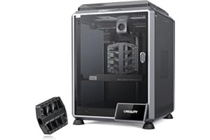 Creality K1C Extrudeuse Entièrement Métallique pour Imprimante 3D, Caméra Al, Vitesse d'impression de 600 mm/s, Accélération de 20 000 mm/s², Nivellement Automatique Mains Libres, Mise à Niveau K1