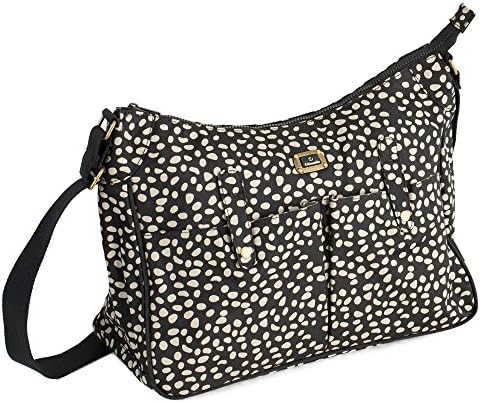 Caboodle Everyday Changing Bag (Black with Mink Spots)