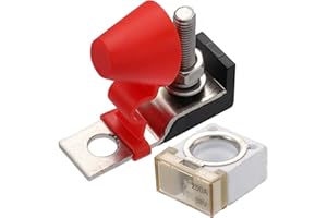 X AUTOHAUX 1 Set 250A Battery Fuse Terminal Fuse Block Fuse 58V for Car Boat