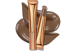 ‎OFANYIA Ofanyia Blush/Contour/Highlighter Zauberstab, Flüssiger Glitter Face Highlighter Stick mit Cushion Applikator, Cruelty-free Silky Smooth Lightweight Blendable Highlighter Beauty Wand (01# Contour)