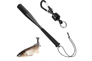 HONGOEN Fischtöter,Fishing Fischtöter,Fischbetäuber,Totschläger Angeln mit Rutschsicherer Griff,Fisch Totschläger,Angeln Greifer und Zange Set,Fischhaken-Entferner Für Anfänger Outdoor Karpfen Forellenangeln