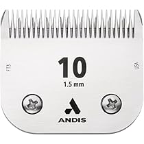 Andis CeramicEdge #7FT Fine-Tooth Clipper Blade – 24T Upper / 17T Lower, Stainless Steel