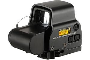 Mifhnby Mirino olografico 558 con punto verde/rosso e sgancio rapido per montaggio su guida Picatinny da 20 mm