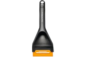‎FISKARS Fiskars Solid Auto-Eiskratzer mit Harter und weicher Kante, 26 cm, Mit austauschbarem Schaber, 1078497