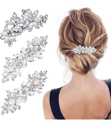 Lot Pic/accessoire Cheveux chignon Mariée/Mariage Bleu roi Blanc fleur