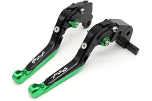 YANGHUA Leve per freno e frizione, accessori per moto, in alluminio, lavorate a macchina a controllo numerico, allungabili e pieghevoli, per vari modelli di Yamaha
