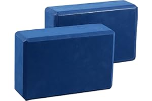 ‎EXERZ EXERZ Klocki do jogi 2 szt. klocki gimnastyczne - wygodne klocki do jogi fitness, antypoślizgowe, lekkie i przyjazne w podróży ćwiczenia pilatesu