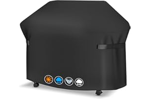 Sonharlar Grillabdeckung Wetterfest -7130 Grillabdeckungen für Weber Genesis II Serie Wasserdicht, 600D PU abdeckhaube für Weber Genesis E-330, E-310, S-310, S-330, S-335, S-340(147 x 63 x 113 cm)