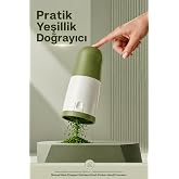 Transformacion Pratik Yeşillik Doğrayıcı Manuel Baharat Maydanoz &Ouml;ğ&uuml;t&uuml;c&uuml; &Ccedil;ift Bı&ccedil;aklı Paslanmaz &Ccedil;elik Mutfak Robotu El Rondos