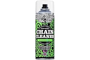 Muc-Off Bio Drivetrain Cleaner, 400 ml - Spray Pulisci Catena Bici - Idrosolubile e Biodegradabile - Per la Pulizia Catena Bici di Ogni Tipo