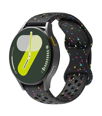 BoLuo 20mm Cinturini per Orologi per Garmin Venu 2 Plus, Cintura Silicone Bracelet Cinturino Strap per Garmin Venu/Garmin Venu SQ/Garmin Vivomove Sport/Vivoactive 3 / Forerunner 245 (Nero Blu