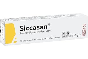 Siccasan Intensive Dry Eye Gel with Carbomer and Dexpanthenol | Corneal Gel & Eye Lubricant | Relief Against Dry, Irritated and Sore Eyes | Night Time Use for Dry Eyes