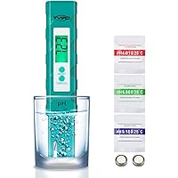 PH Messgerät PH Wert Messgerät Digital ,Tvird PH Tester Pool ATC Wasserqualitätstest Messgerät mit LCD Display Hohe…