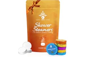 MR MIRYE Aromatherapie-Dusche-Bomben 6 einzigartige Bomben – ideal für Geburtstage & Muttertag. Sanfte Düfte für Home-Spa-Entspannung & Selbstpflege.