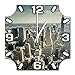 Produktbild New York City, Design Wanduhr aus Alu Dibond zum Aufhängen, 30 cm Durchmesser, schmale Zeiger, schöne und moderne Wand Dekoration, mit qualitativem Quartz Uhrwerk