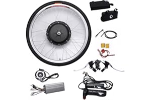 FUROMG Kit de conversion pour vélo électrique 36 V 250 W 26" - Roue avant - Moteur avant