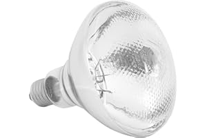 Zerodis Lampada Riscaldante per Allevamento, Lampada Riscaldante per Animali Domestici da 250 W Lampadina Isolante per Allevamento a Infrarossi a Temperatura Regolabile(Bianca)