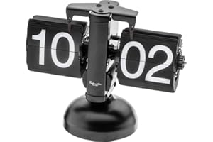 ‎EICHMÜLLER SINCE 1950 Eichmüller Retro Flip Uhr - Tischuhr - schwarz schwarz