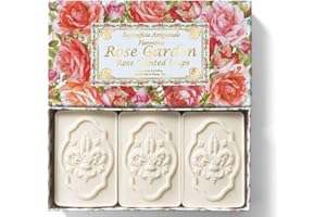 Saponificio Artigianale Fiorentino, Giardino di Rose, set di 3 saponette da 125 g