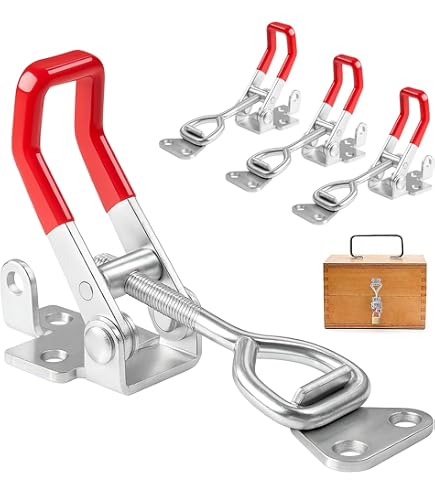 Überfallscharnier 76x25mm Levier de Verrouillage A4 Inox Fermeture Charnière