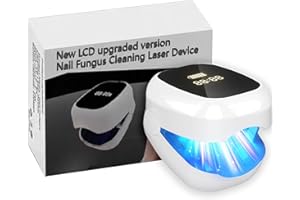 AIWGYIBO Nagelpilz Lasergerät - Der Nagelpilz Laser für Zuhause nutzt 500 nm Blaulicht und 940 nm Infrarotlicht mit Digitalanzeige und Zeitfunktion, zur unterstützenden Behandlung von Nagelpilz
