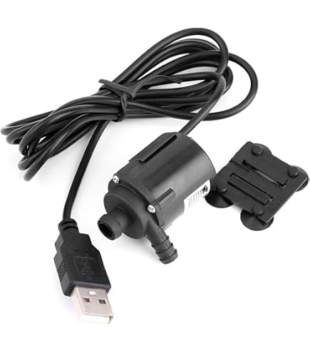 Mini Pompe à Eau USB Auto-amorçante 5V – Débit 4 L/min – Tuyau De 6 Mm – Pour Aquarium, Jardin, Maison – Longueur 3 M