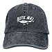 Produktbild Bite Me Funny Fishing Vintage Adjustable Denim Hat Trucker Cap ForAdult