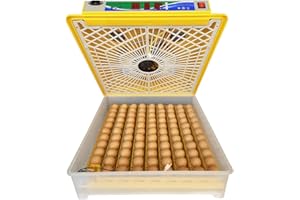 Easy Media incubatrice Automatica EM100 capacità 98 Uova di Gallina faraona Anatra girauova Automatico