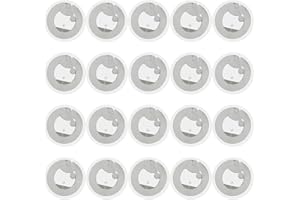 KEQAR Pack of 20 NFC Tag Stickers, Stickers, Chip Stickers, Programmable, Chip, Card, Stickers for All NFC-Enabled Mobile Phones and Devices