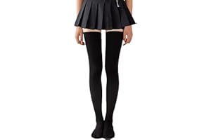 YINGMENGZHIGE Overknee Strümpfe Extra Lange 90cm Oberschenkelstrümpfe aus Baumwollmix,Damen Hoch Booten Strümpfe,Lange Baumwollstrick Warme Stiefelstrümpfe,Überlange Overknee Hohe Socke für Große Mädchen