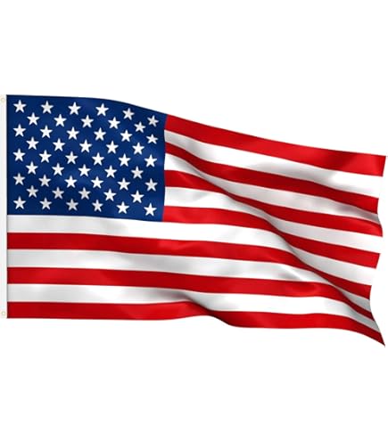 Bandiera USA Vintage 3x5 Piedi - Effetto Antico Macchiato Di T&egrave; In Nylon Resistente Bandiera Usa Anticata