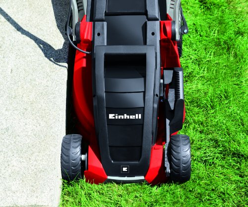 Einhell Elektro Rasenmäher GE-EM 1536 HW (1500 W, 36 cm Schnittbreite, 6-fache Schnitthöhenverstellung 25-75 mm, 40 l Fangbox, Highwheeler) - 8