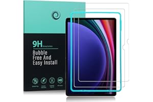 Ibywind Pellicola Protettiva per Samsung Galaxy Tab S9+/Tab S9 Plus/Tab S9 FE+/Tab S10+/Tab S10 Plus(12,4 Pollici),con 2 Pezzi in Vetro Temperato,Facile da installare,Durezza 9H