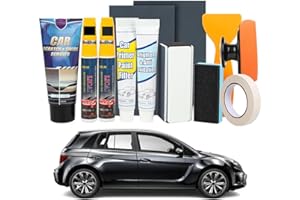 WVWMYM Lackstift Schwarz Auto,Kratzer Entferner Auto,Auto Lack Reparatur Set,Autolack Reparatur für Paint Scratches,Water Spots,Swirl,Autokratzerentferner(Reines Schwarz + Perlschwarz)