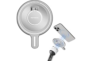 REYGEAK Base de adaptador magnético para Insta360 Flow 2 Pro, adaptador magnético de aleación de aluminio para iPhone 16/15/14/13/12