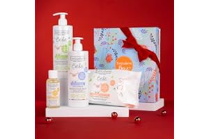 EVOLUDERM – Coffret Cadeau Tendresse Bébé – 4 produits – Ingrédients d’Origine Naturelle - Végan – Made in France* – Box Spring - Idée Cadeau - Idéal cadeau de Noël, Anniversaire