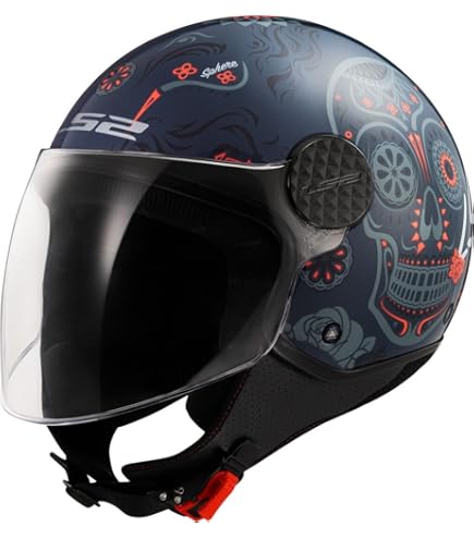 Casco LS2 Joker OF616 AIRFLOW II Casco Jet Con Visiera Happy Dreams