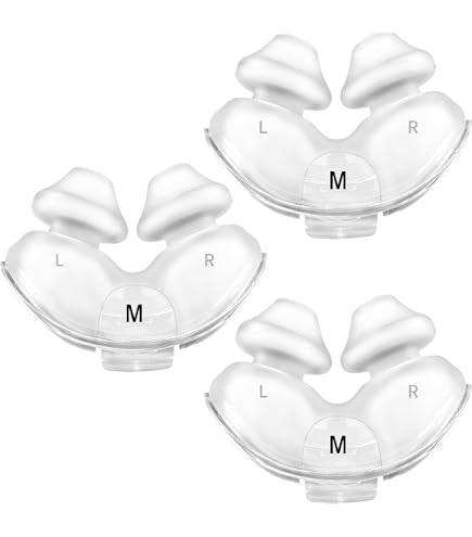 Maschera per fascia elastica CPAP Maschera per cuscino nasale P10 Include 2 clip di regolazione Adatto per fascia per maschera nasale Resmed Airf P10  66