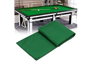 MAIFA Billardtischdecke, Billardtuch, Filz für acht Bälle, Dehnfähigkeit, Faser, Billardtuch, für eine Vielzahl von Spielen, für Snooker, Bars, Clubs, Hotels usw. (340 x 145 cm)
