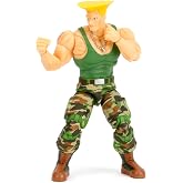 Jada Toys Street Fighter II Guile Aksiyon Fig&uuml;r&uuml; 1:12 &Ouml;l&ccedil;ek, 15,24 cm Boyunda, Değiştirilebilir Kafalar, Eller ve Aksesuarlar