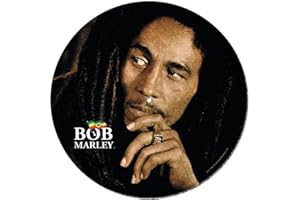 Pyramid International Bob Marley Tapis de disque vinyle pour mixage, griffoir DJ et écoute à la maison (design légende) – Produit officiel