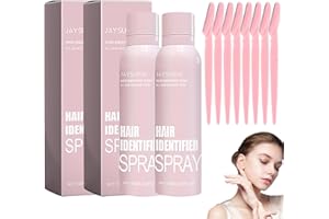 NADIAEN Hair Identifier Spray for Face Dermaplaning 2 Sets Hair Identifier Spray for Face Shaving Skin Body Facial Hair Identifier Spray Dermaplaning Spray for All Skin and Hair Types
