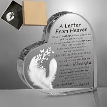 CJ&M Pocket Hug From Heaven - Gettone Tascabile Per Condoglianze - Ricordo Con Lettera Dal Cielo - 4