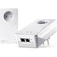 devolo Magic 2 WiFi 5 (ac) Starter Kit: 2x Adaptateurs CPL WiFi, Prise Gigogne (2400 Mbits, 3x Ports Ethernet Gigabit), idéal