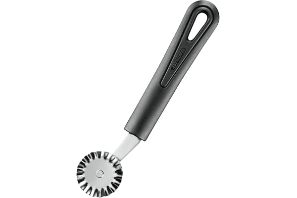 Westmark Roulette à Pâte/Roue à Découper Ondulée, ø 3,6 cm, longueur : 17,6 cm, Acier inoxydable/plastique, Gentle, Noir, 28322270