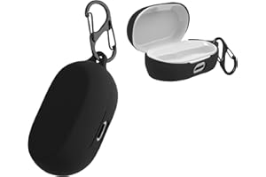 kwmobile Etui kompatybilne z Jabra Elite 7 Pro/Elite 7 Active - silikonowe etui do słuchawek dousznych - czarne